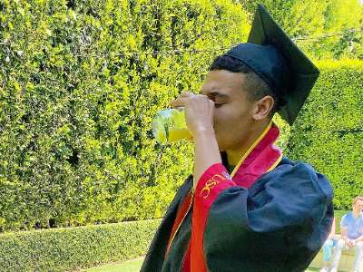 Truice Young in his graduation day.